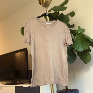 Tan Zara T-shirt